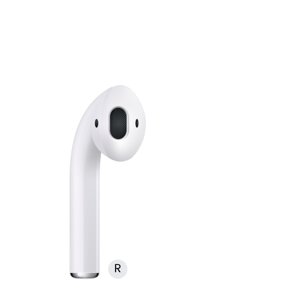 2nd Gen Single AirPod Replacement with New Battery (Refurbished)