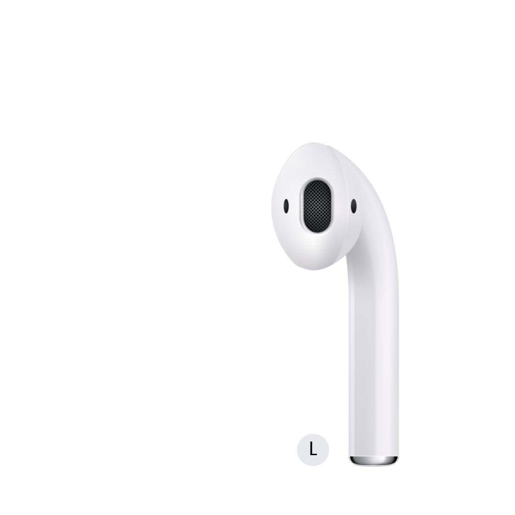 2nd Gen Single AirPod Replacement with New Battery (Refurbished)