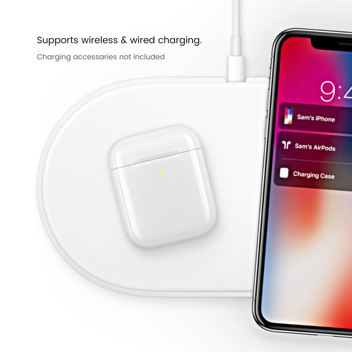 2nd Gen AirPods with Battery Replacement (Wireless Charging Case)(Refurbished)